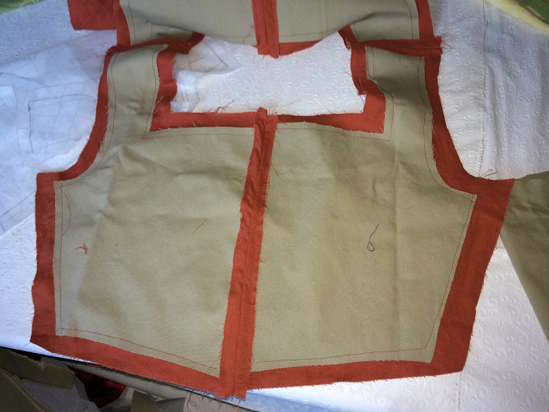 1500s Reproduction Madder Tudor Kirtle Lining