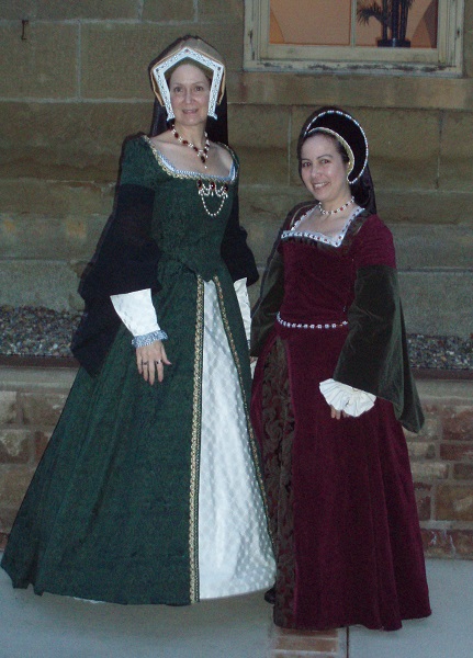 Cate and Kim at GBACG Tudor Feast 2009.