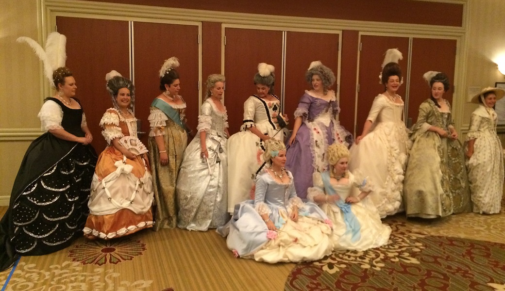 Costume College 2015 Gala Court Dresses.