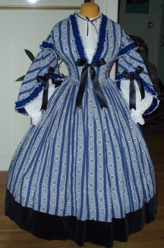 blue stripe daydress