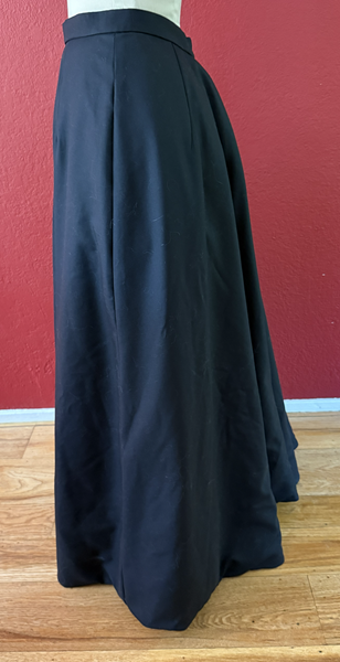 Reproduction 1890s Black Skirt Skirt Left. McCall's M8231