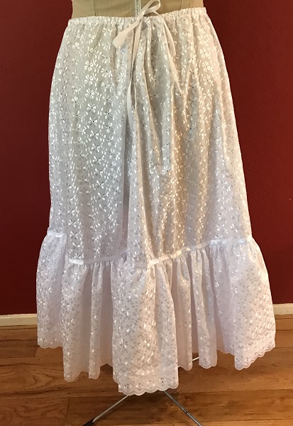 Reproduction 1916 Petticoat Back. 