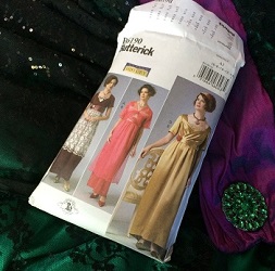 Butterick 6190 Pattern and fabric