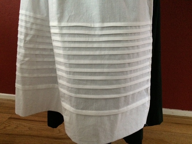 1910s Reproduction Edwardian Maid Apron Tucks. 