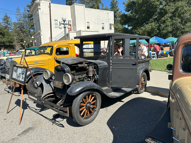 1930s Beach Pajamas at Cars In the Park History San Jose September 2024.  Wearing History 3017. 