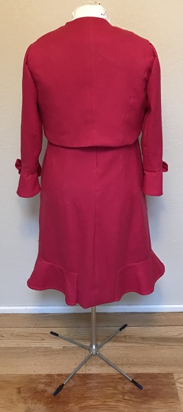 Dolores Umbridge Hot Pink Dress 1960s Style Back.