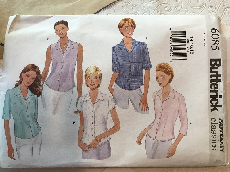 Butterick 6085 Misses' Shirt Pattern