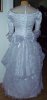 Gray Natural Form Bustle Dress