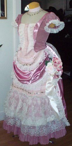 Pink Bustle Dress