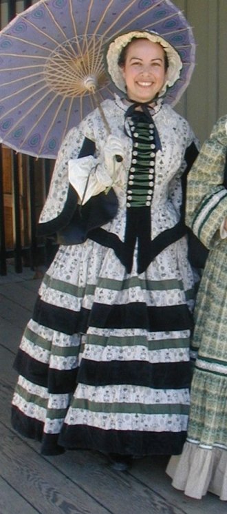 1860s Reproduction Day Dress 