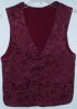 burgandy waistcoat