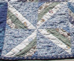 Blue Quilt detail